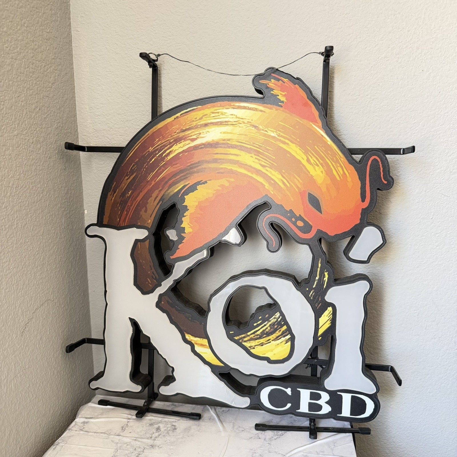 Koi CBD LED Neon Bar Dispensary Cannabis Smoke Room Sign 18”x20” Koi CBD LED Neon Bar Dispensary Cannabis Smoke Room Sign 18”x20”