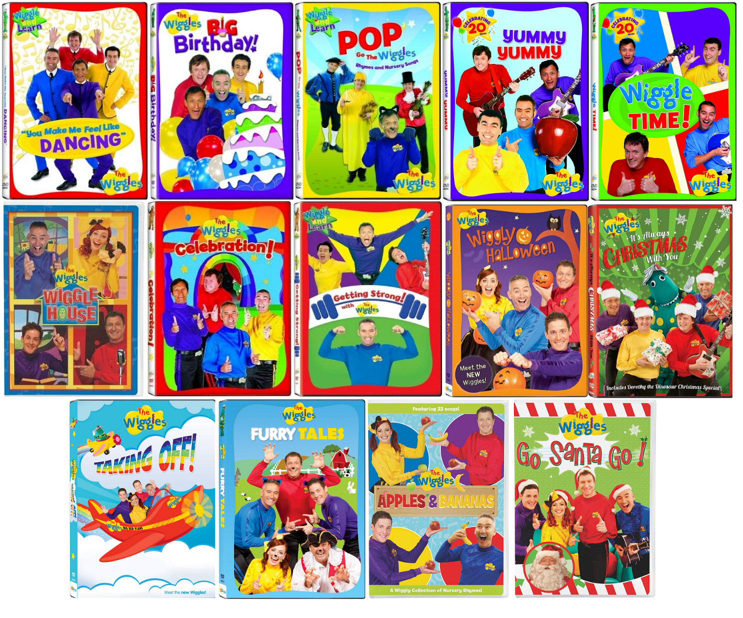 The Wiggles DVD Lot - Ultimate Collection (14 Discs) ***NEW/SEALED*** 