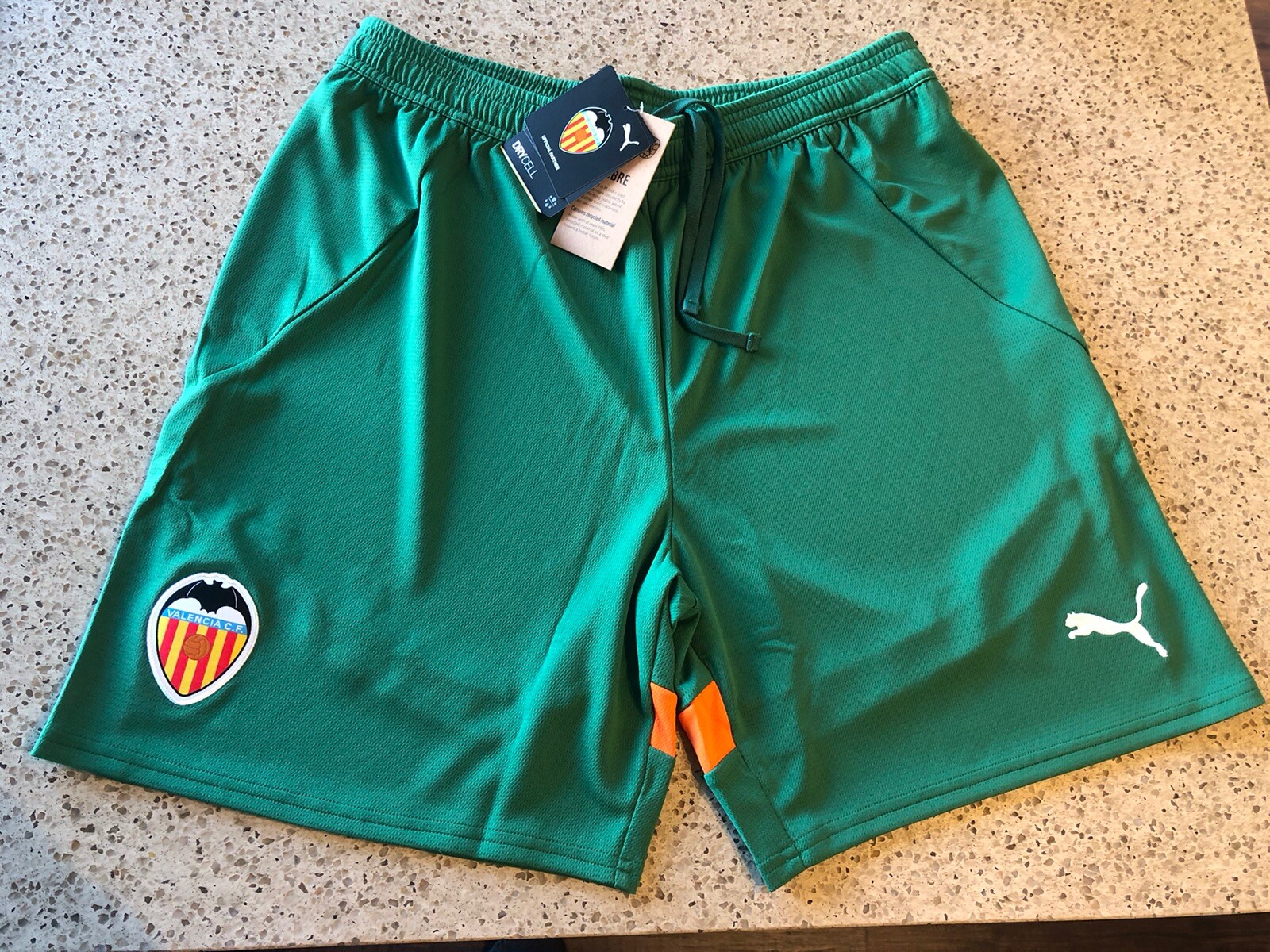 Valencia CF Third Green Puma Drycell Soccer Football Shorts 24/25 Spain XL