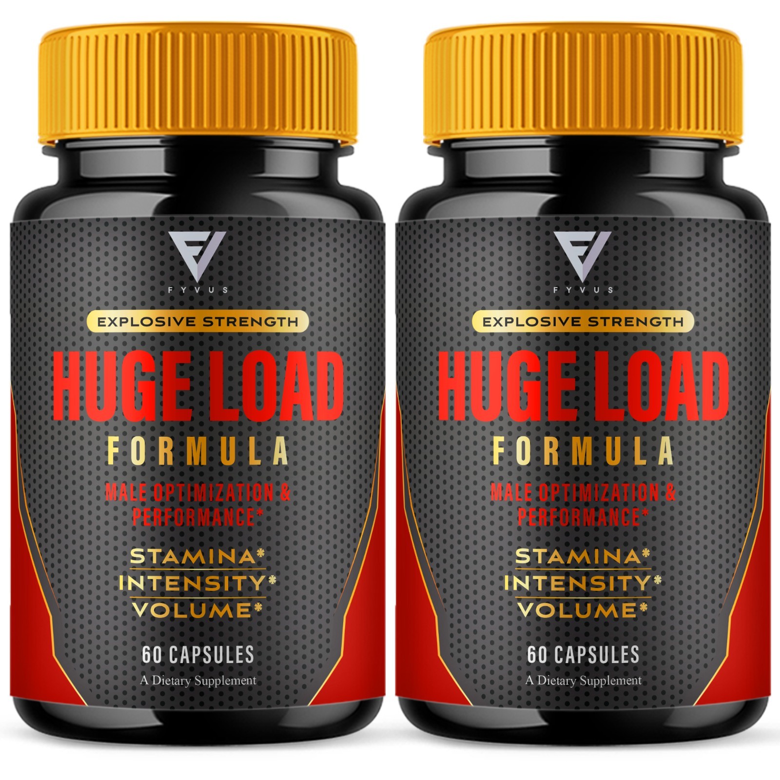(2 Pack) Huge Load Advanced Formula, HugeLoad Male Support Pills (120 Capsules)