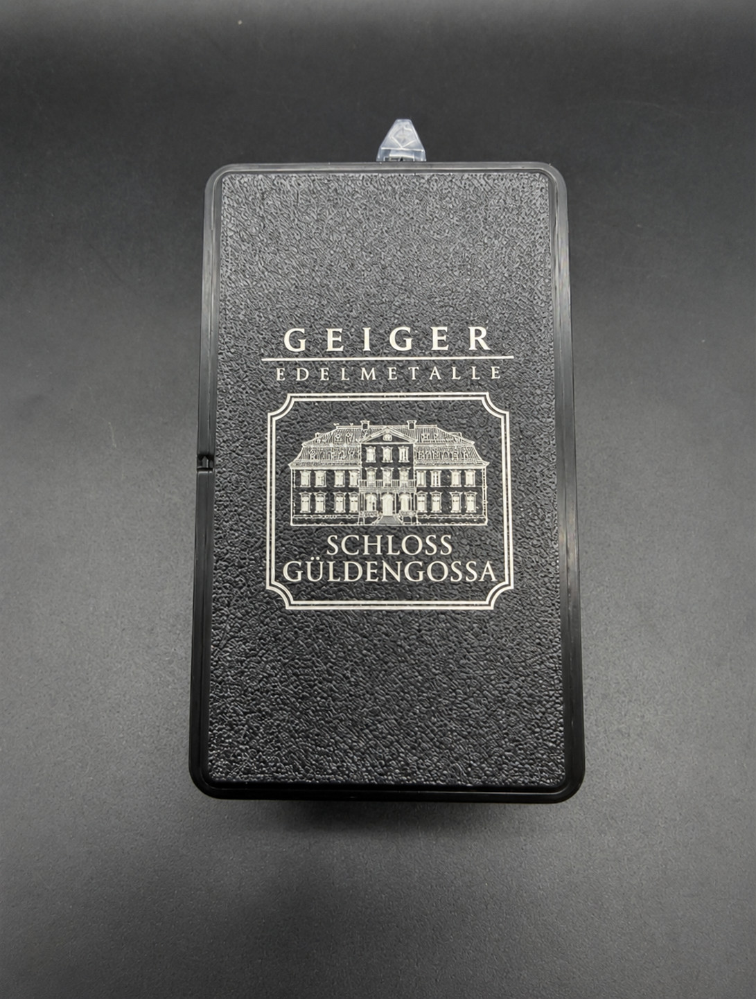 Geiger Edelmetalle Assay Storage Box Holds 10 - Fits 1g 5g 10g w Engraved Logo