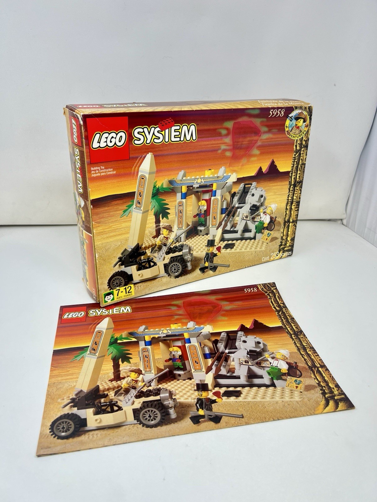 Lego Adventurers 5958 Mummy’s Tomb BOX AND INSTRUCTIONS ONLY NO PARTS 1998