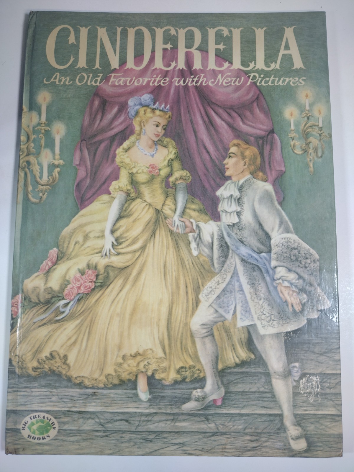 Vintage 1954 Cinderella 1st Edition Big Treasure Books Hardcover Andreas & Ives