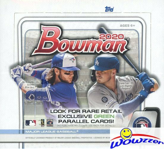 2020 Bowman Baseball MASSIVE 24 Pack Factory Sealed Retail Box-288 Card On FIRE