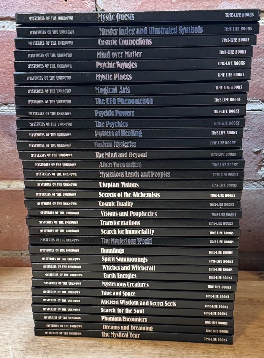Time Life Mysteries of the Unknown Series Complete 33 Volume Set w/ Master Index Time Life Mysteries of the Unknown Series Complete 33 Volume Set w/ Master Index