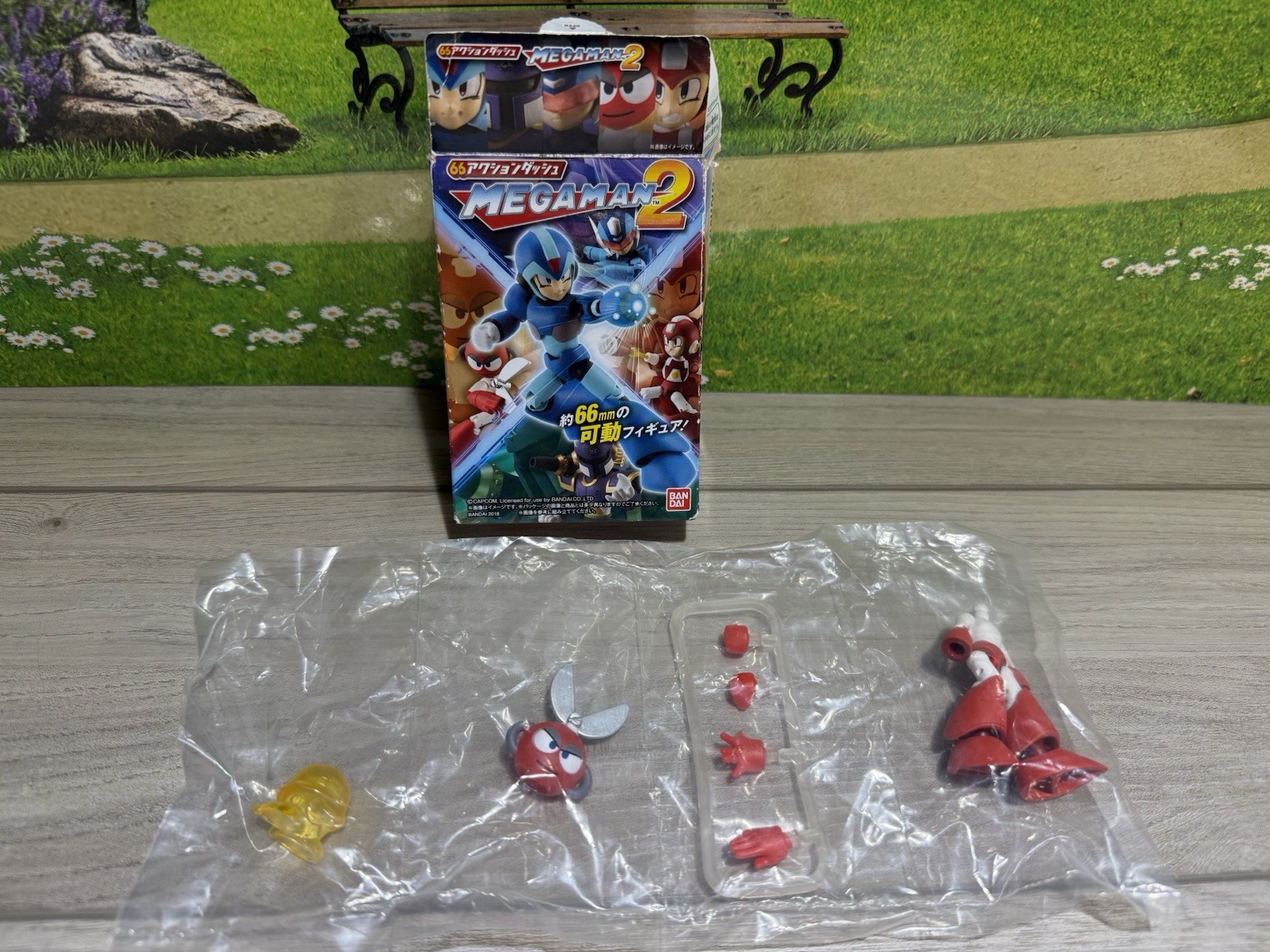 Bandai 66Action 66 Action Figure Megaman 2 Rockman Vol Volume 2 Mega Man Cut Man
