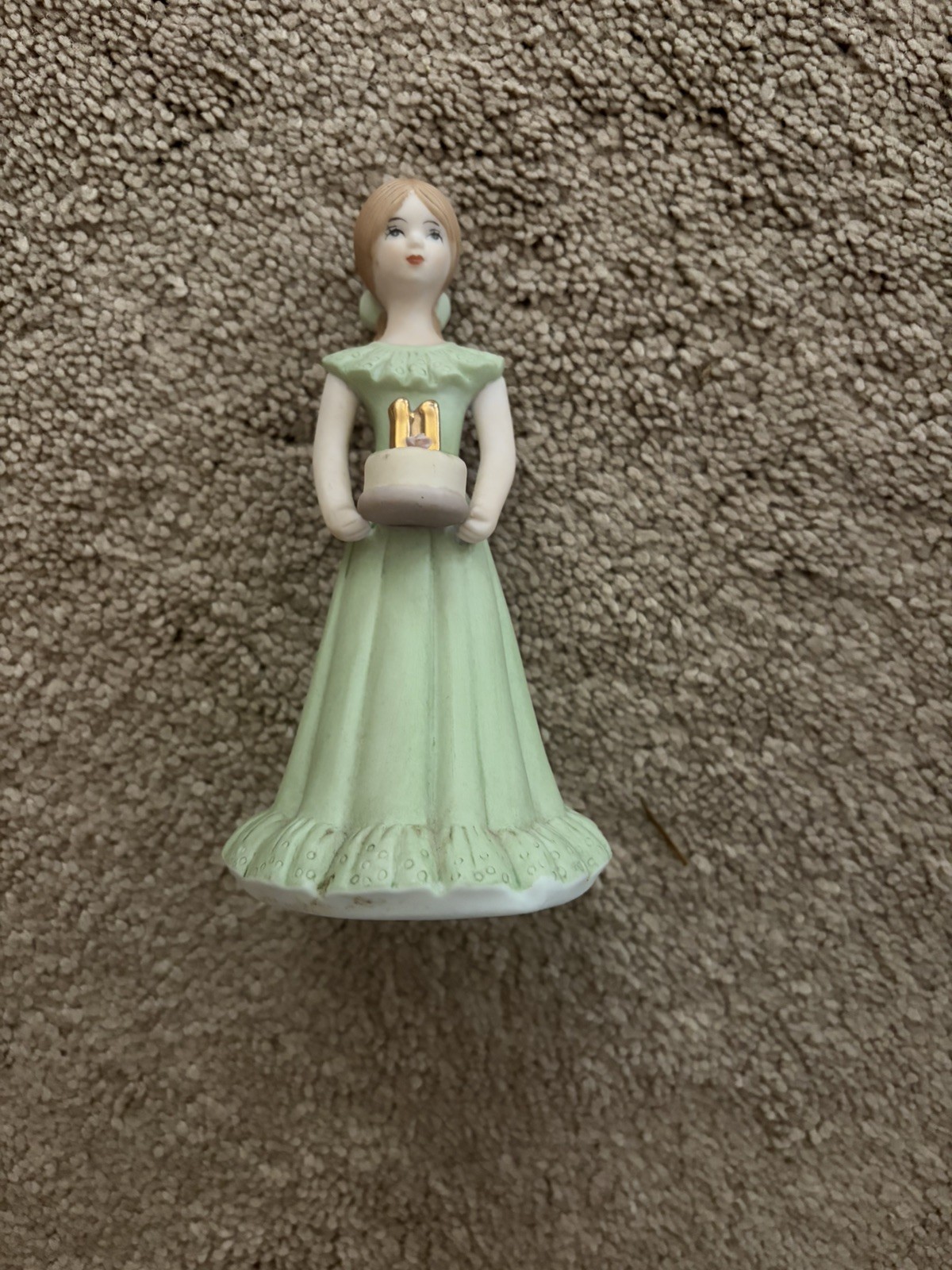 ENESCO GROWING UP BIRTHDAY GIRL VINTAGE 1982 BRUNETTE AGE 11