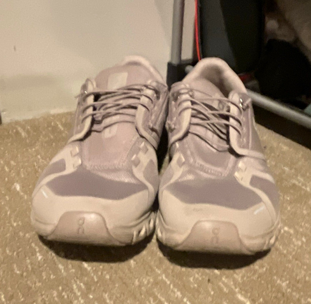 On Men’s Gray Lace-Up Low Top Athletic Sneakers for Activewear & Casual