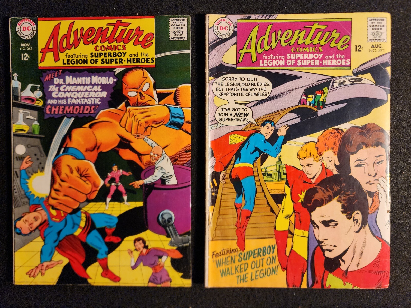Adventure Comics #362 + 371 (DC 1967) Neal Adams Adventure Comics #362 + 371 (DC 1967) Neal Adams