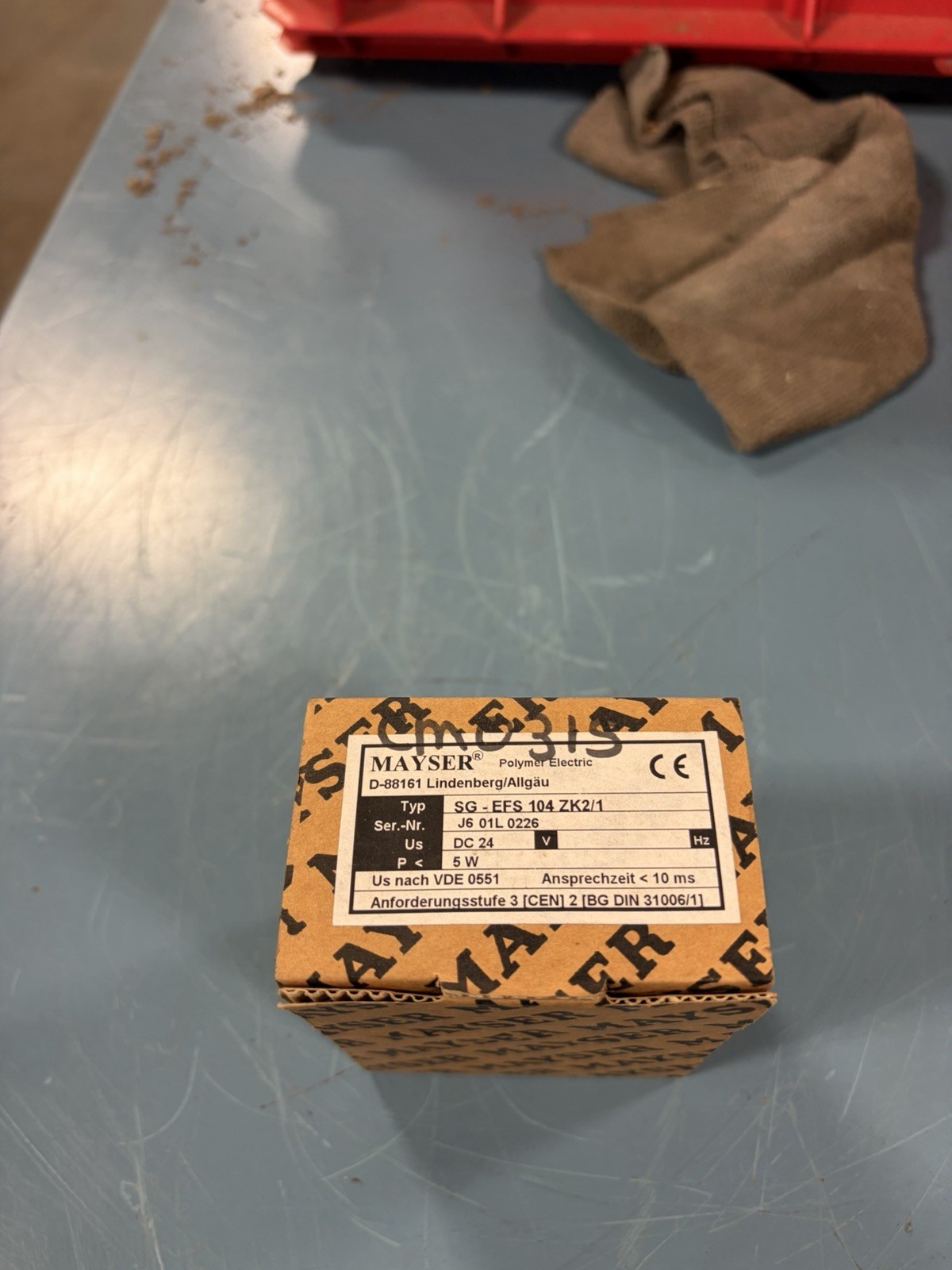 NEW Mayser SG-EFS 104 ZK2/1 Control Relay 24v-ac 24v-dc NEW Mayser SG-EFS 104 ZK2/1 Control Relay 24v-ac 24v-dc