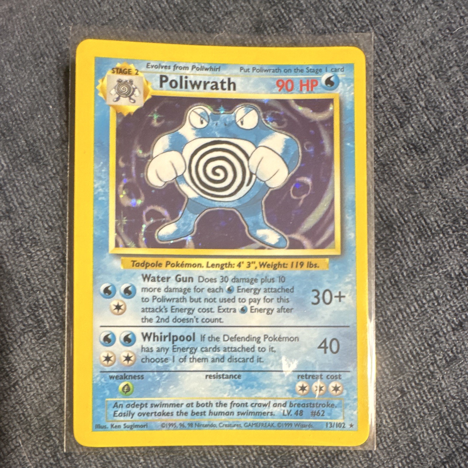 Poliwrath 013/102 Base Set Holo Poliwrath 013/102 Base Set Holo