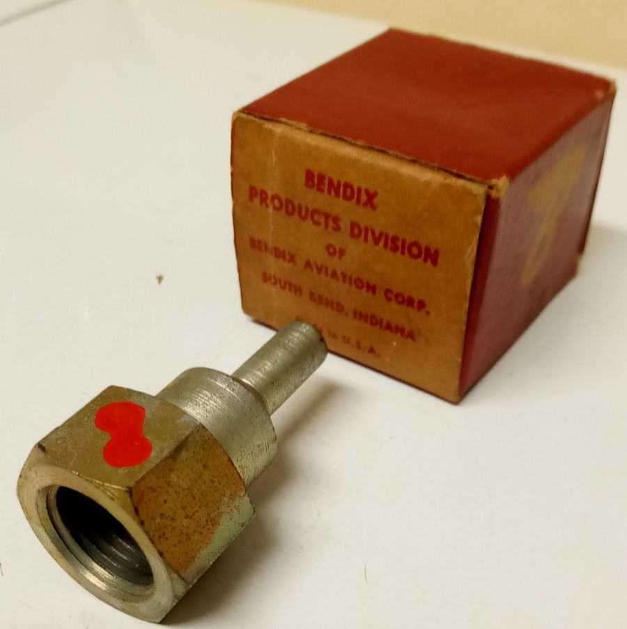 NOS 1955 1956 1957 1958 Pontiac Vacuum Power Brake Booster Check Valve Bendix