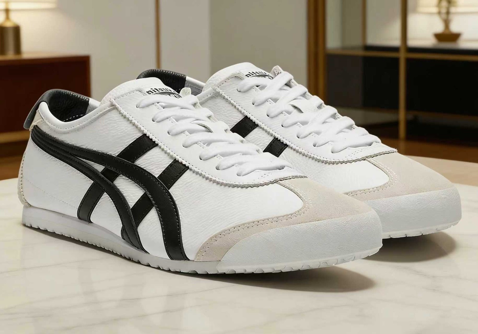 Onitsuka Tiger Mexico 66 1183A201 126 White, Black men\'s casual shoes