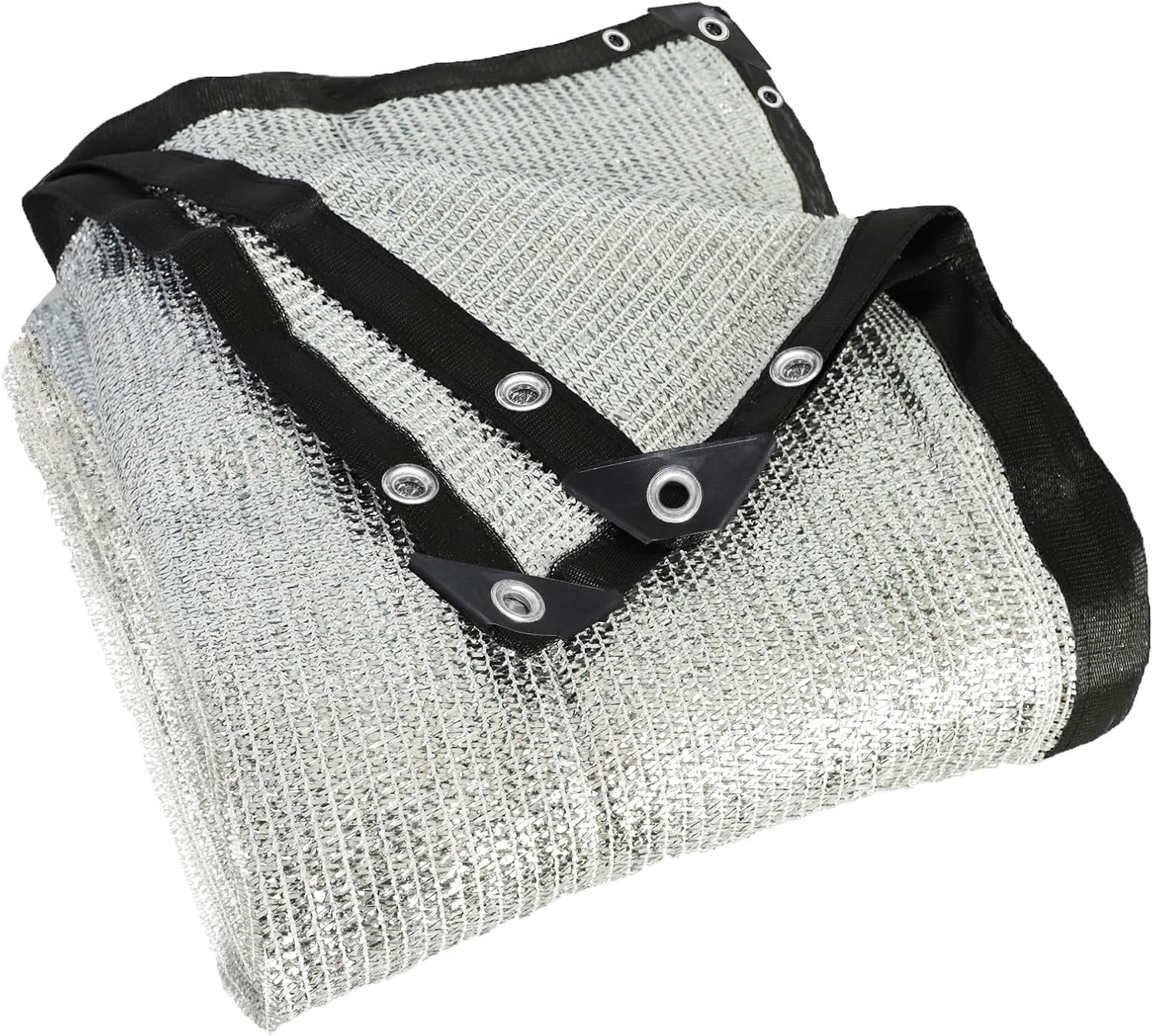 85% Aluminet Shade Cloth with Grommets 6.5 X 6FT Reflective Sun Shade Tarp | UV