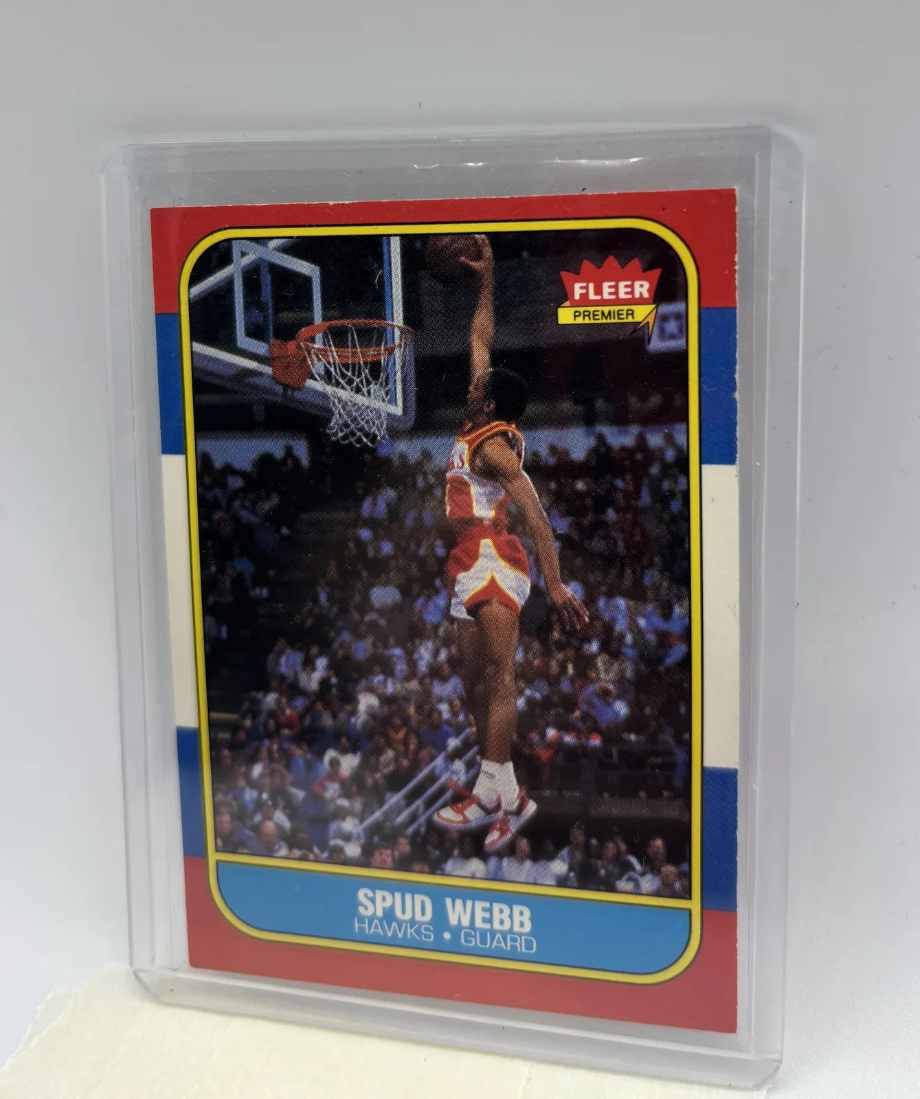 Spud Webb 1986-87 Fleer #120 Atlanta Hawks Spud Webb 1986-87 Fleer #120 Atlanta Hawks