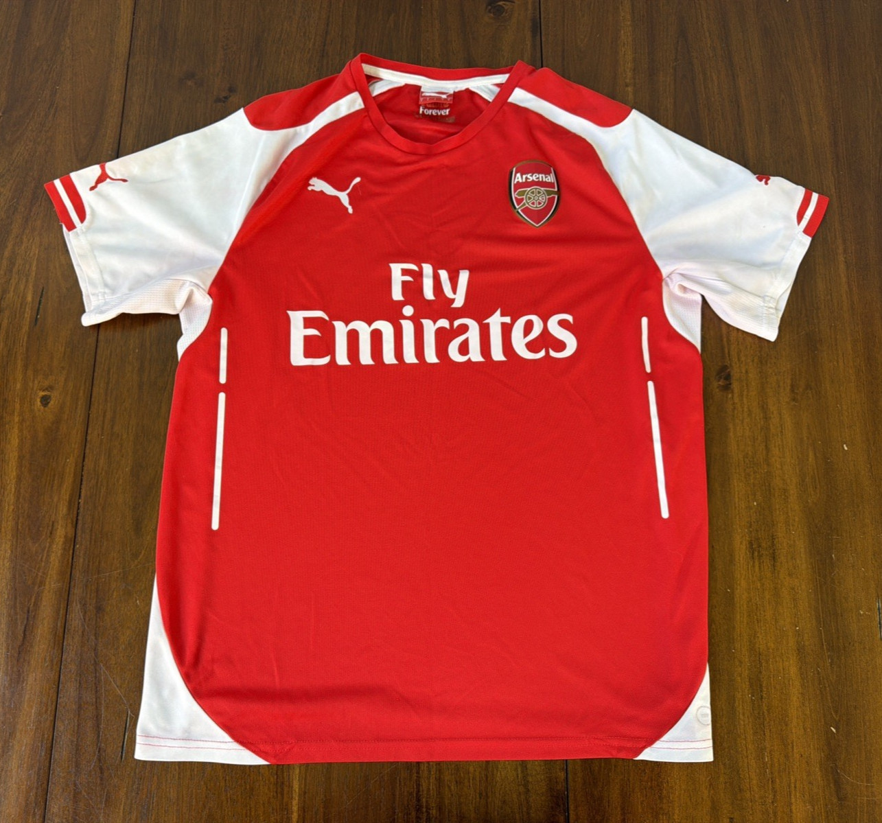 Arsenal FC Puma Home Soccer Jersey Size Large Vintage
