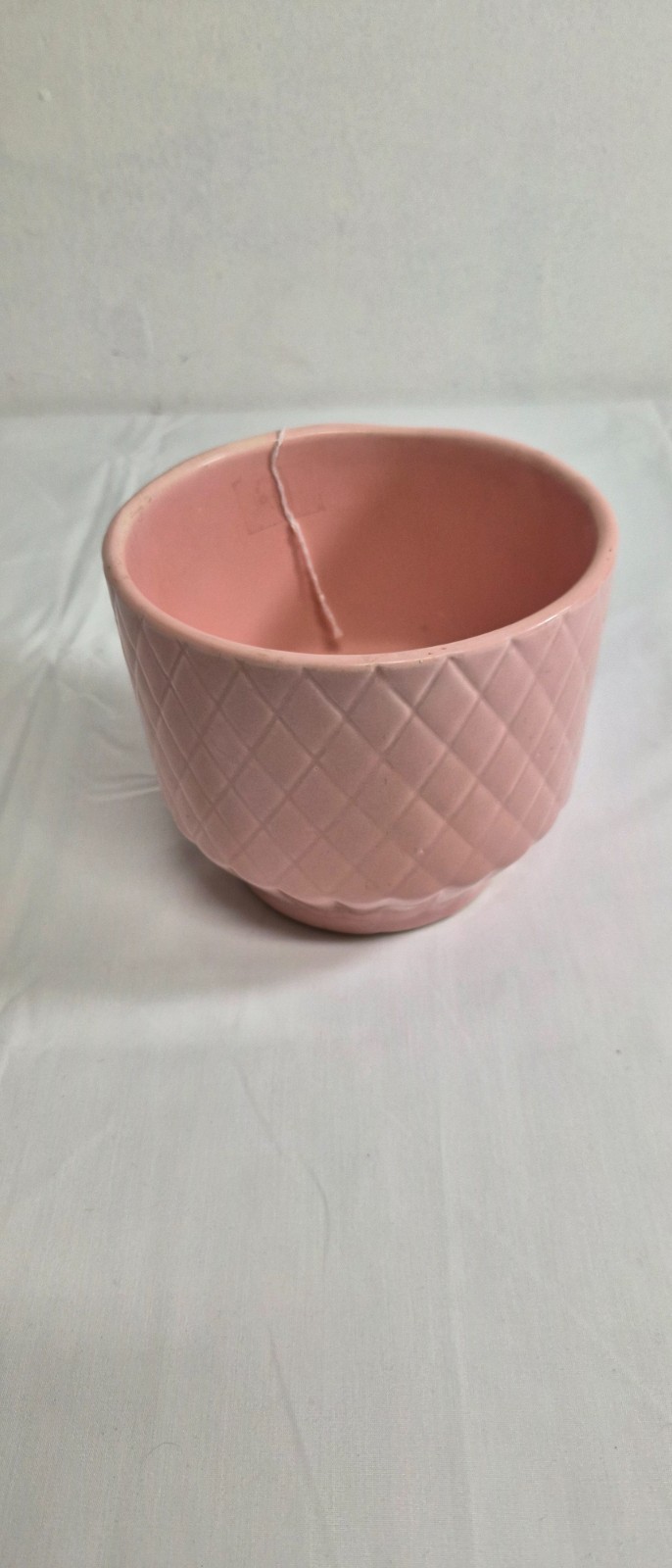 Vintage pink 5.5 inch Shawnee pottery #456 planter