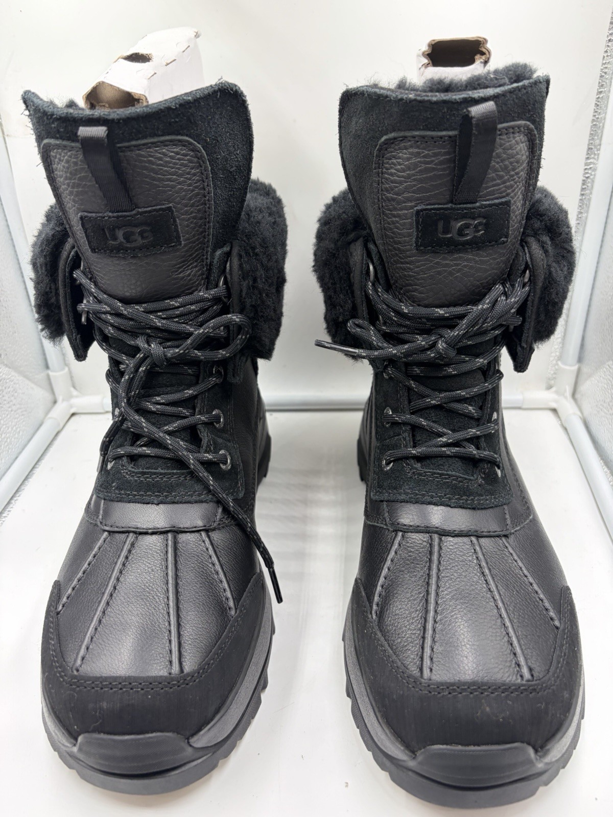 UGG Adirondack XXV Waterproof Winter Boots Black 1170770BLK New W/O Box Size 9 UGG Adirondack XXV Waterproof Winter Boots Black 1170770BLK New W/O Box Size 9