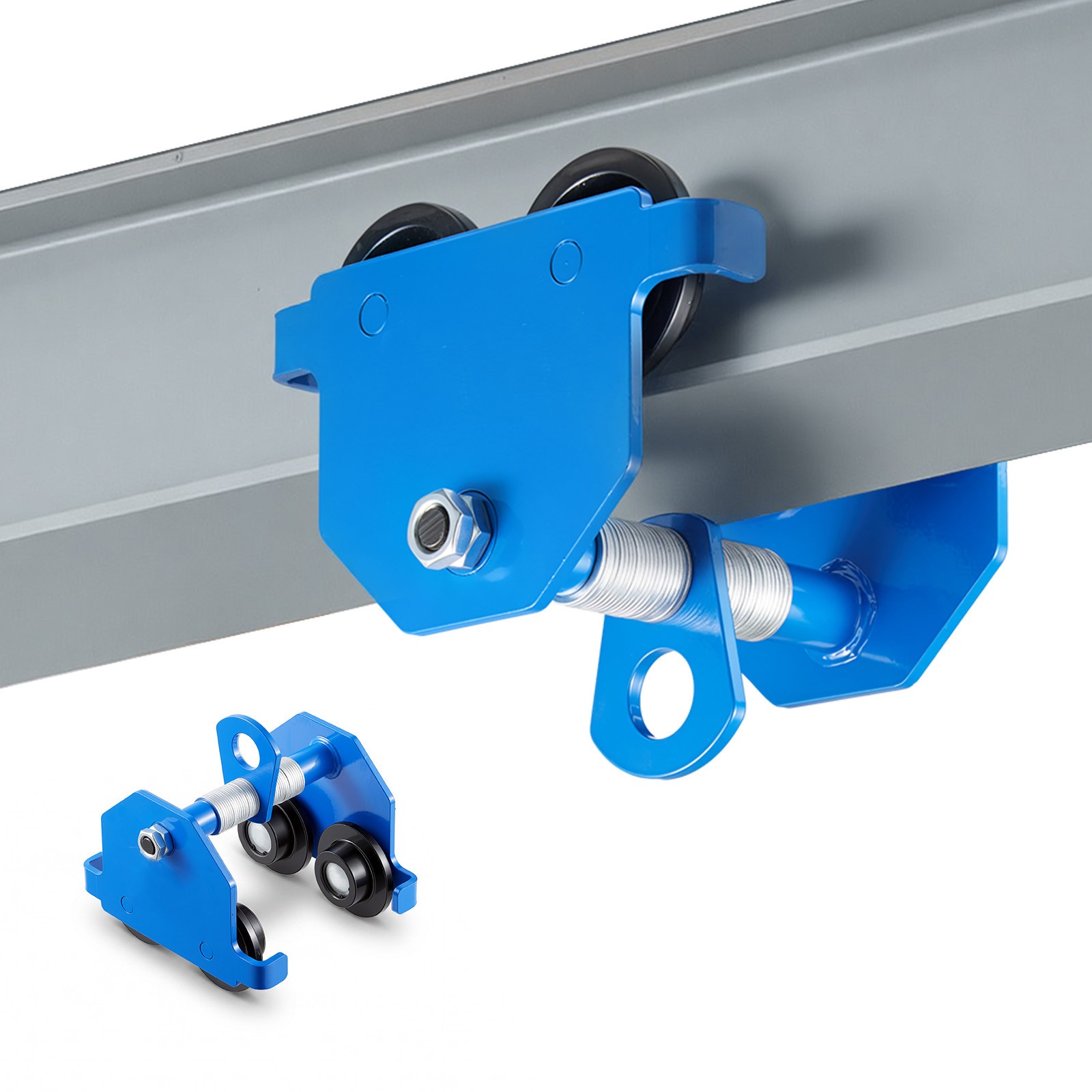 Uimoso Manual Push Beam Trolley 1100 lbs Capacity, Adjustable 2.1\