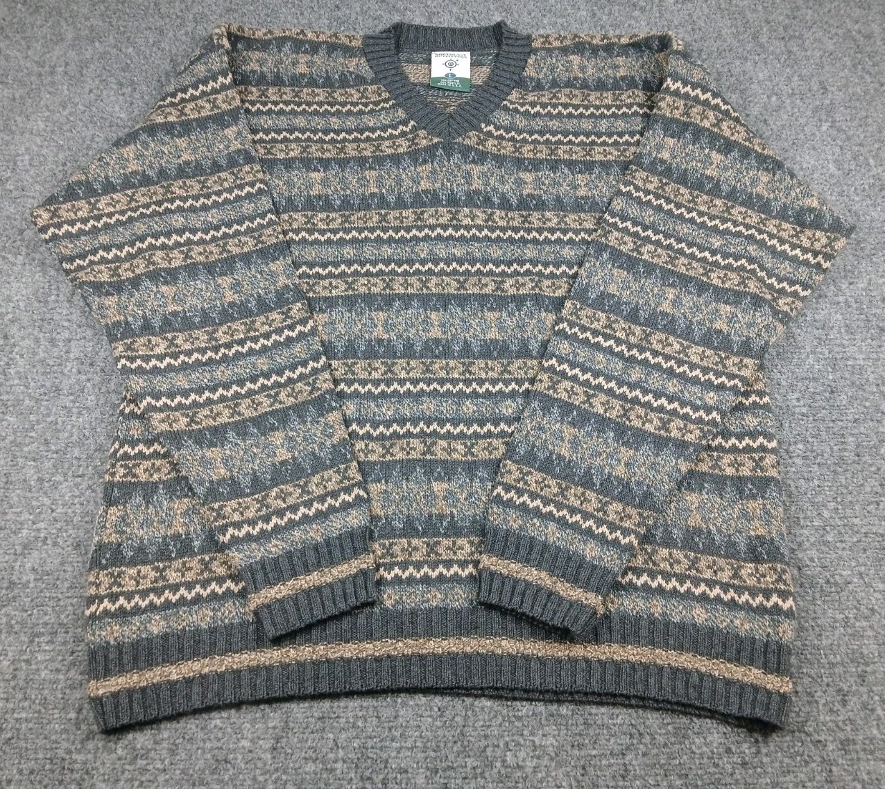 Vintage Northeast Outfitters Mens Knit Sweater Size Large 90\'s USA Made