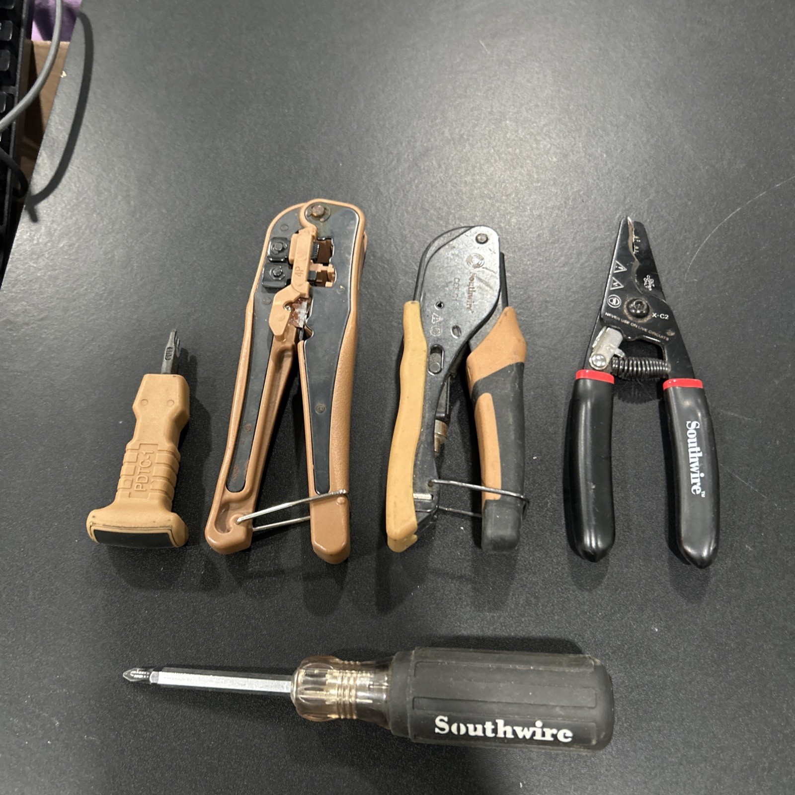 SOUTHWIRE CAT5 CAT6 COAX CABLE TV TOOL KIT 