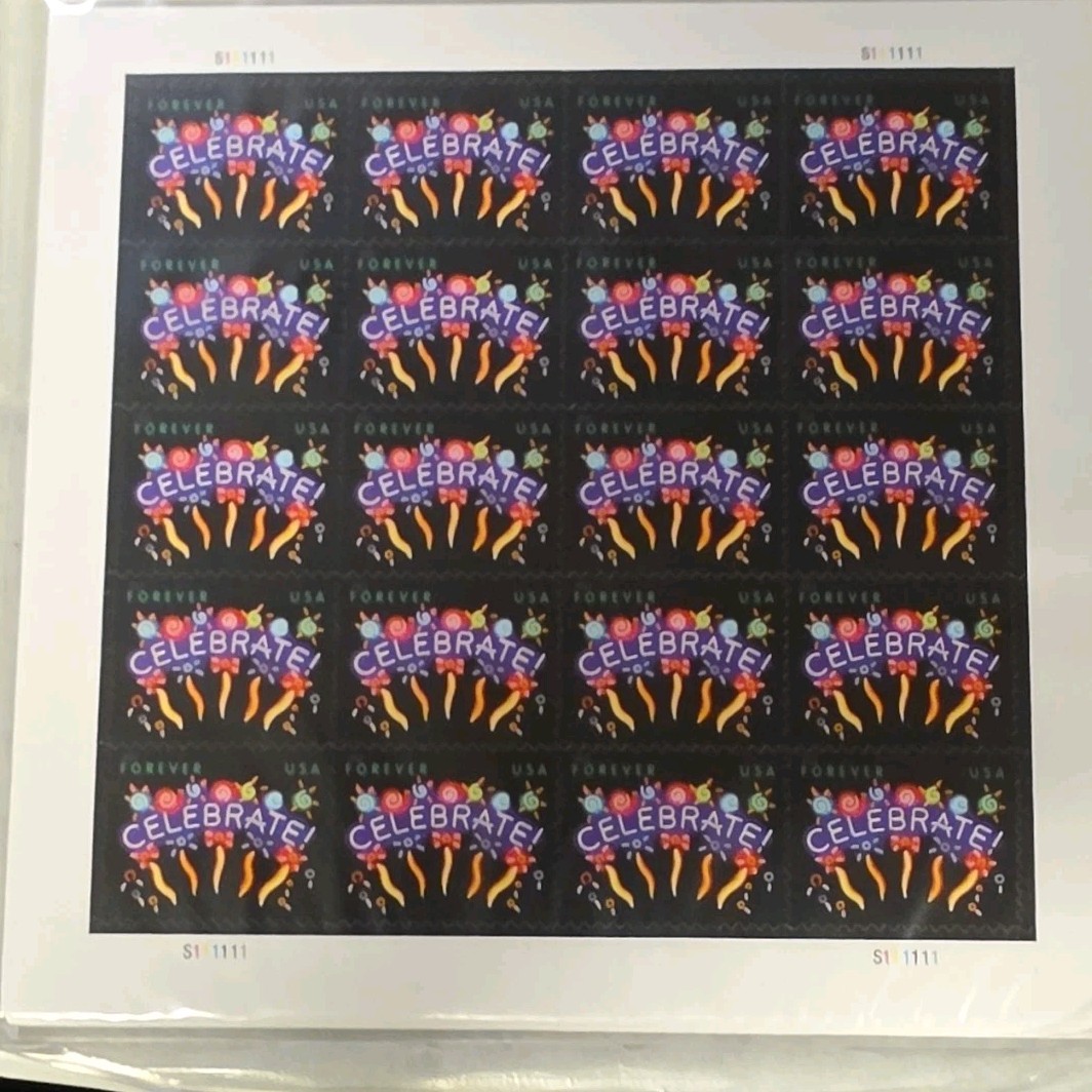 20 FOREVER FIRST CLASS LETTER STAMPS CELEBRATE MNH 2011 BOOK PANE BIRTHDAY PARTY 20 FOREVER FIRST CLASS LETTER STAMPS CELEBRATE MNH 2011 BOOK PANE BIRTHDAY PARTY