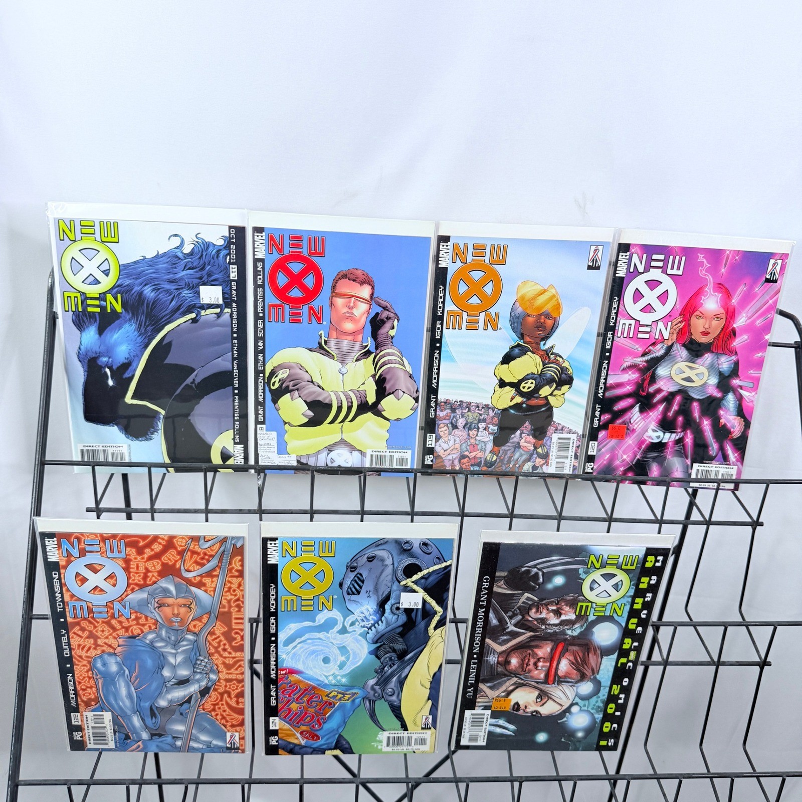 New X-Men 117-120 122 124 Annual 2001 Lot Grant Morrison Key 1st New X-Men 117-120 122 124 Annual 2001 Lot Grant Morrison Key 1st
