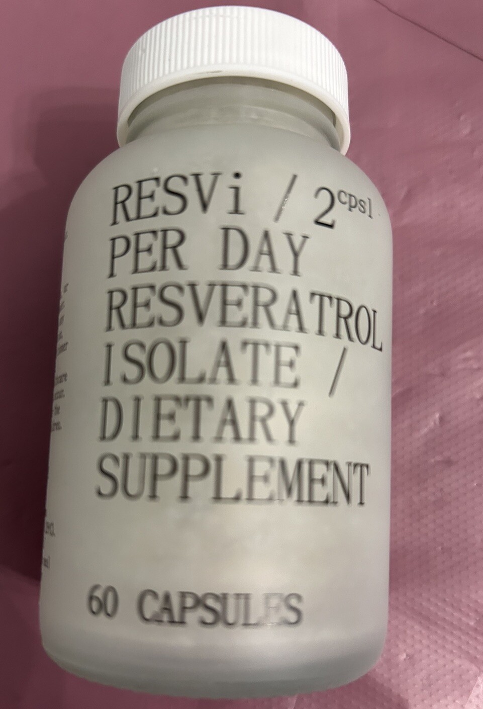 FOREVER YOUNG RESVi 600 mg Trans Resveratrol Antioxidant 60 Caps #S19