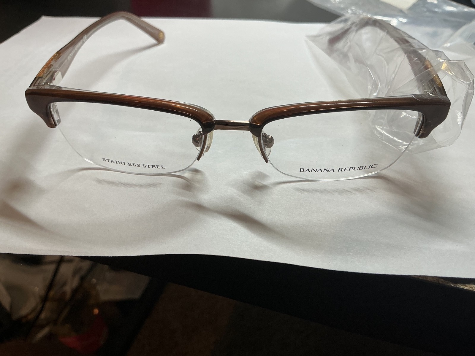 BANANA REPUBLIC ALEA BROWN New Authentic Eyeglasses 0DY2 48-17-135 O10