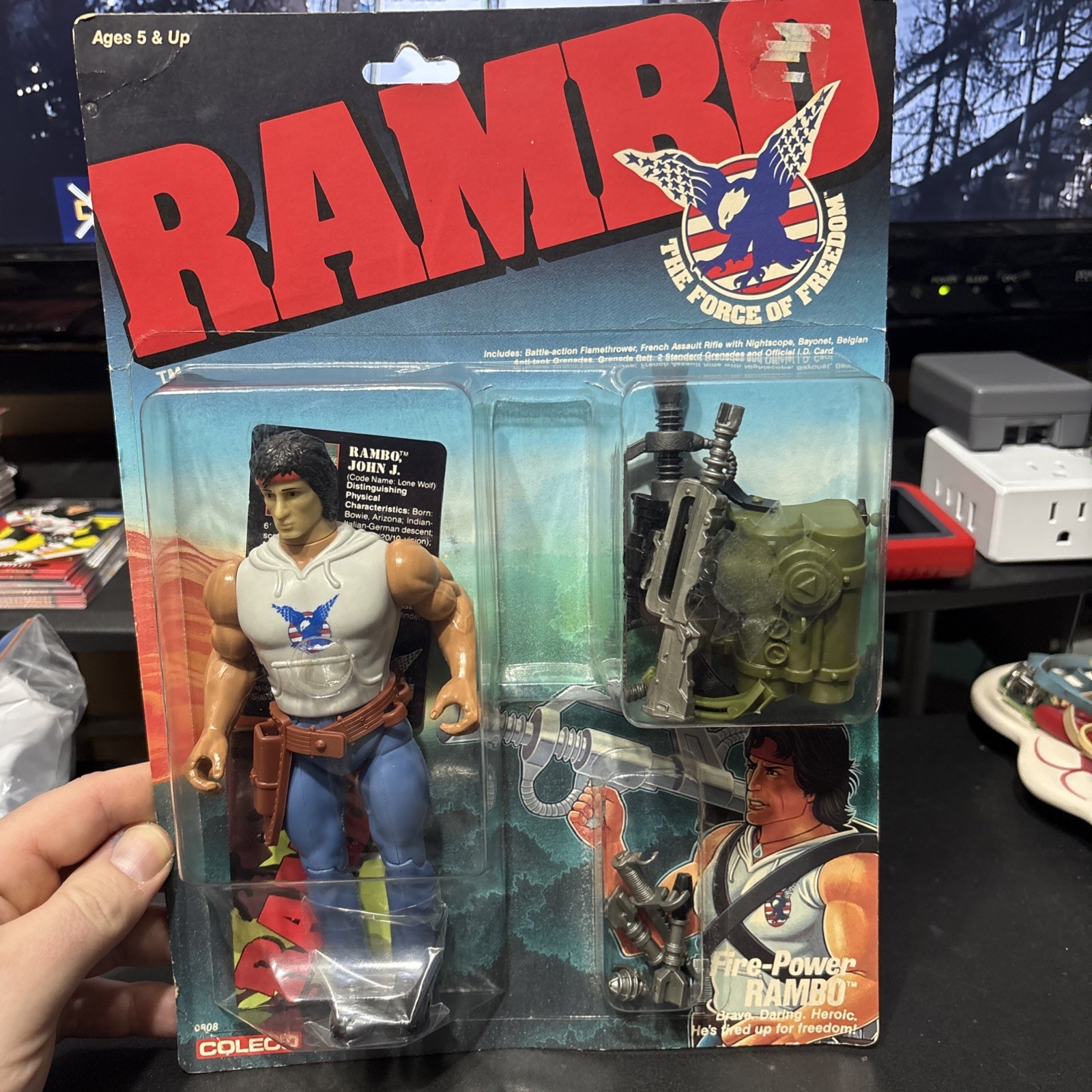 Rambo: The Force Of Freedom Fire Power Rambo: Complete And Sealed Rambo: The Force Of Freedom Fire Power Rambo: Complete And Sealed
