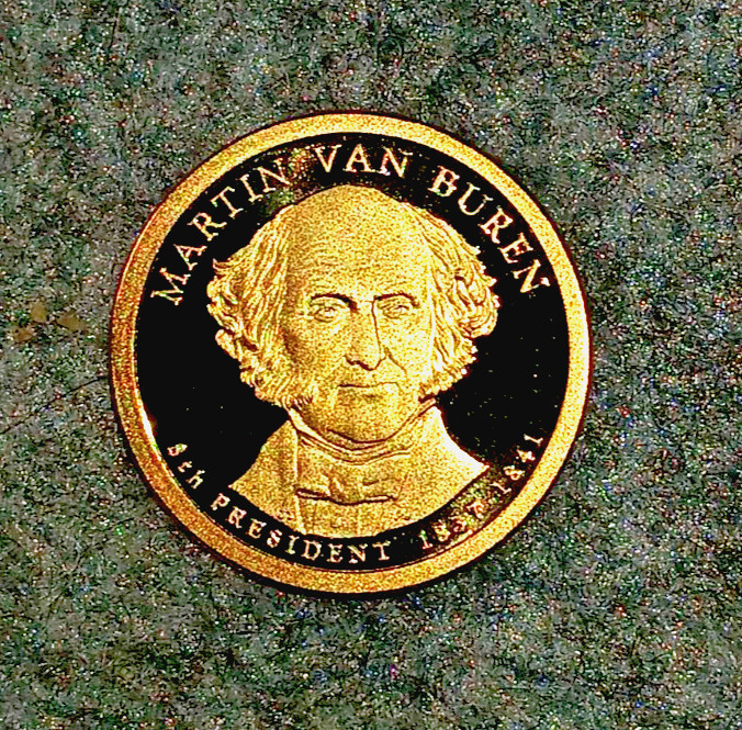 2008 S Van Buren Presidential Stunning PROOF Dollar GEM