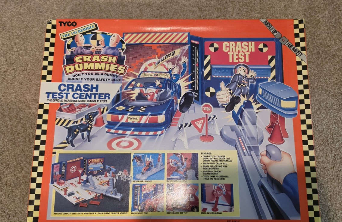 1991 Crash Test Center MISB Vintage Crash Dummies TYCO Playset NEW Sealed 1991 Crash Test Center MISB Vintage Crash Dummies TYCO Playset NEW Sealed