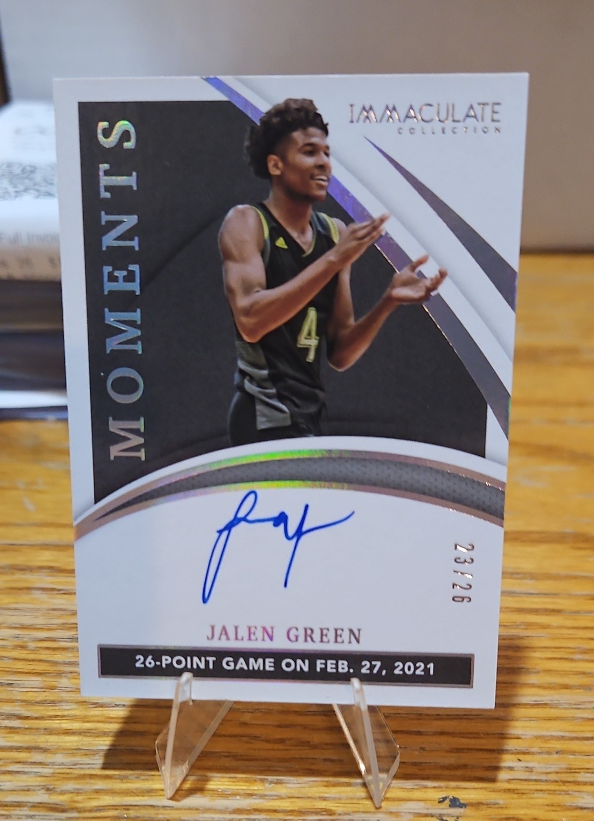 2021-22 Panini Immaculate Collection Collegiate - Immaculate Moments Jalen Green