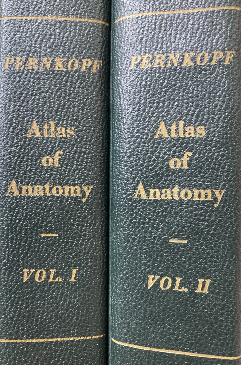 Pernkopf\'s ATLAS OF ANATOMY (2 Volume Set, 1963-64 ; 1st English Edition)