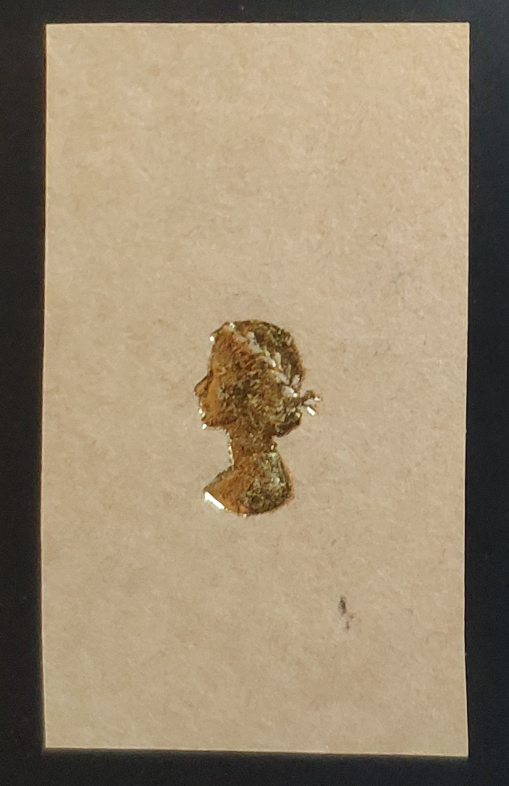 GB. QEII. 1966. RARE QUEEN\'S HEAD trial/essay/proof die-stamped in \
