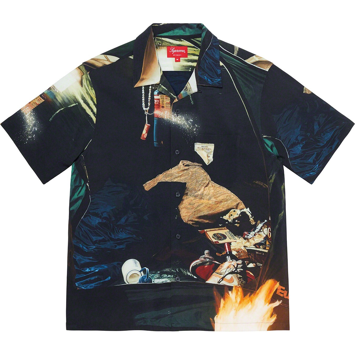 Supreme Firecracker Rayon S/S Shirt SS21 SMALL Supreme Firecracker Rayon S/S Shirt SS21 SMALL