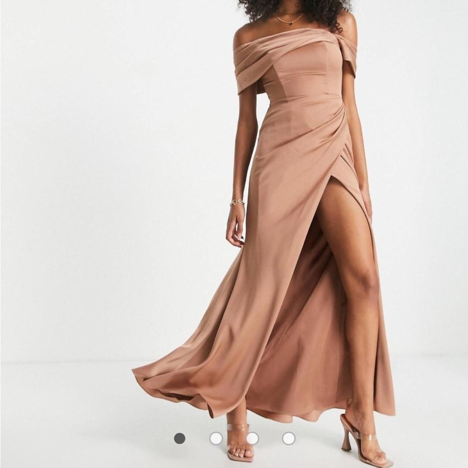 Asos edition bardot strapless dress