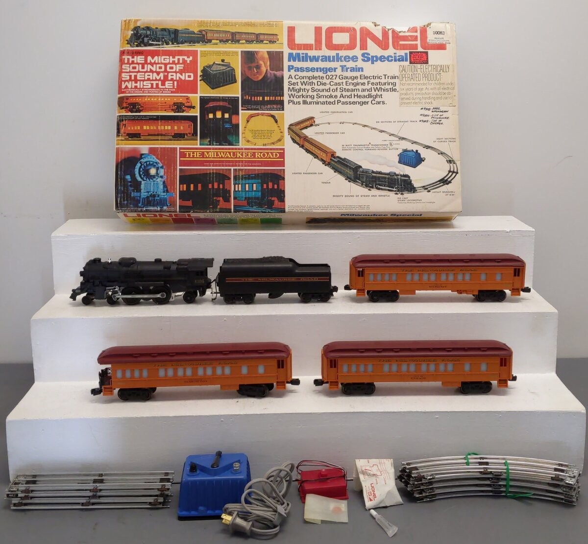 Lionel 6-1387 O Gauge Milwaukee Road Passenger Train Set LN/Box