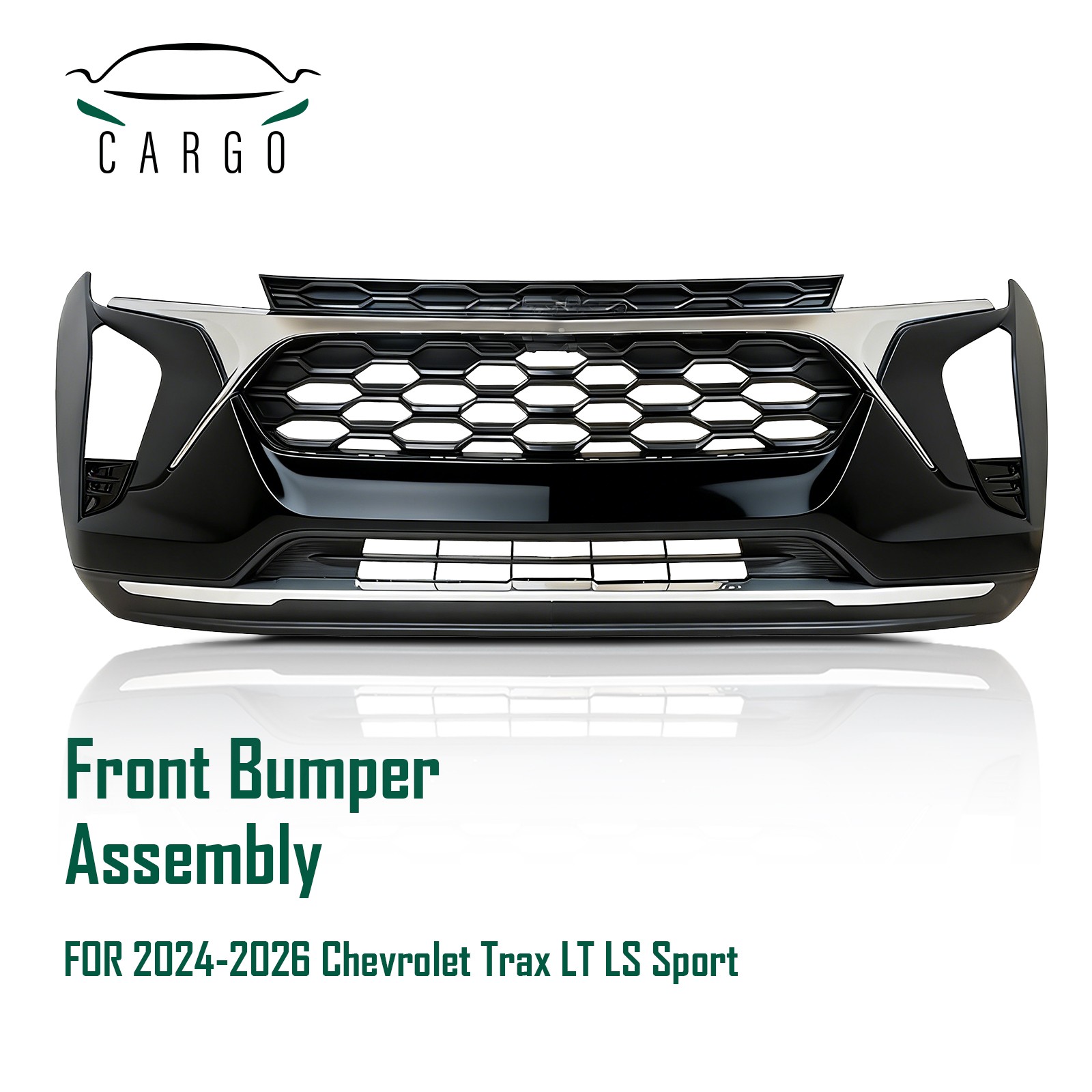 10x Front Bumper Cover Complete Assembly Grille For 2024-2026 Chevy Trax LS LT 10x Front Bumper Cover Complete Assembly Grille For 2024-2026 Chevy Trax LS LT