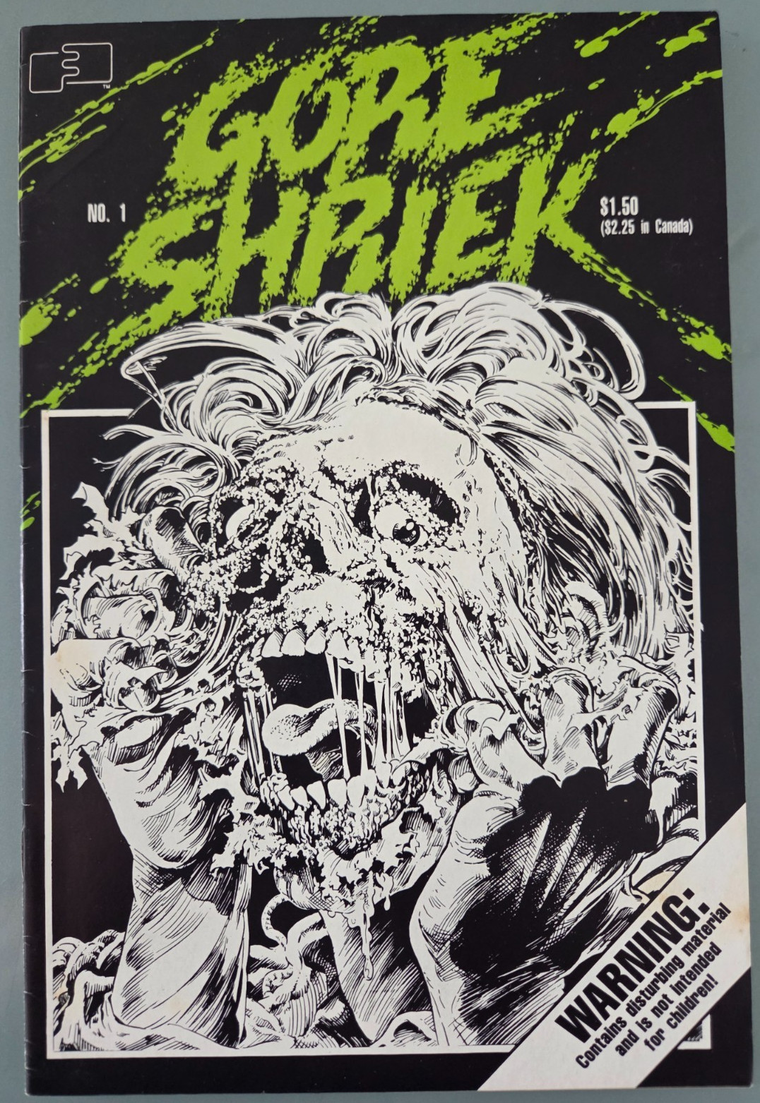 GORE SHRIEK #1 (1986) FANTACO GREG CAPULLO 1ST INTERIOR ART STEVE BISSETTE GORE SHRIEK #1 (1986) FANTACO GREG CAPULLO 1ST INTERIOR ART STEVE BISSETTE
