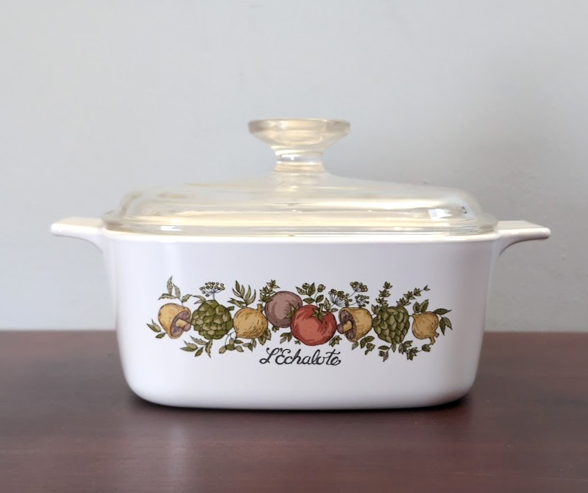 \'70s Vtg CORNING WARE Spice O Life 1.5 Qt Casserole Dish Pyrex Lid A-1 1/2-B