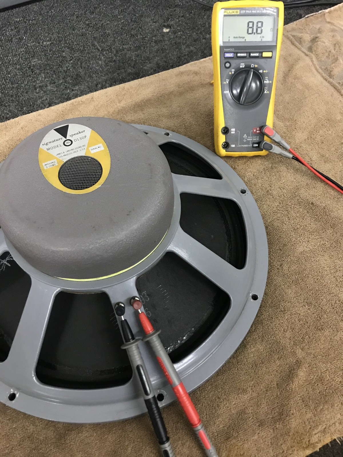 Vintage 1960\'s  JBL  D130F  15” Speaker is TESTED & WORKING | See Video
