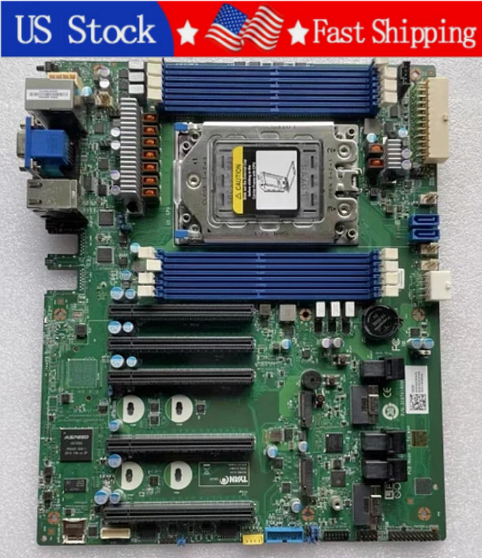 Used TYAN S8030 GM2NE Server ATX Motherboard Supports AMD EPYC 7002/7003 CPU