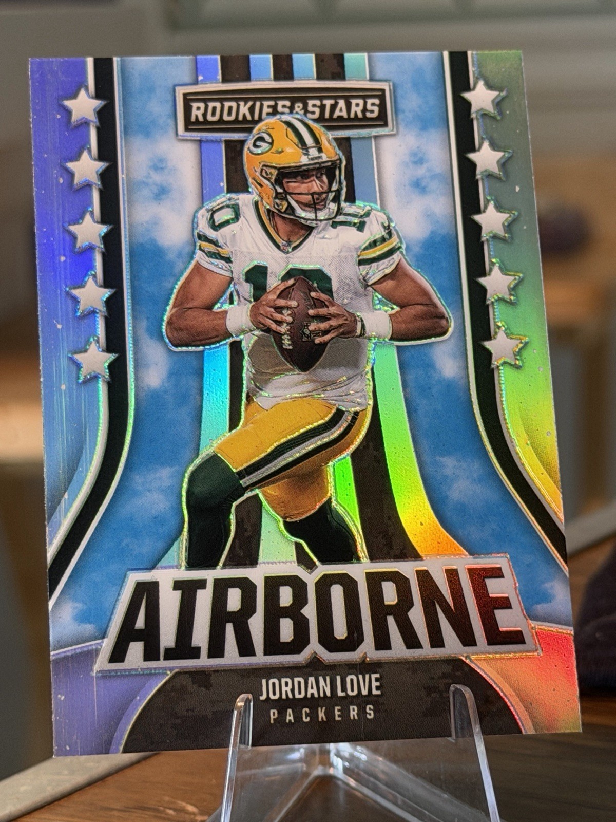 2023 Panini Rookies & Stars - Airborne Jordan Love #AI-12 Silver Prizm
