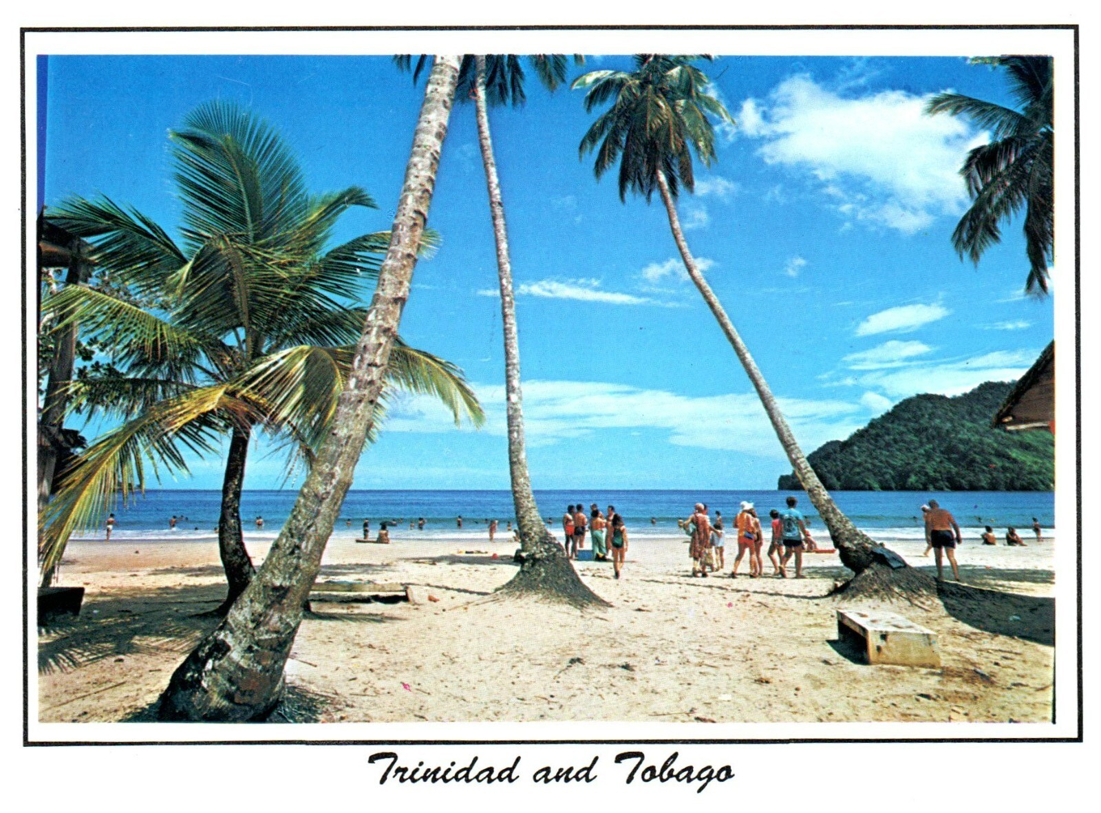 Maracas Bay Popular Beach on the North Coast, Trinidad and Tobago Postcard Maracas Bay Popular Beach on the North Coast, Trinidad and Tobago Postcard