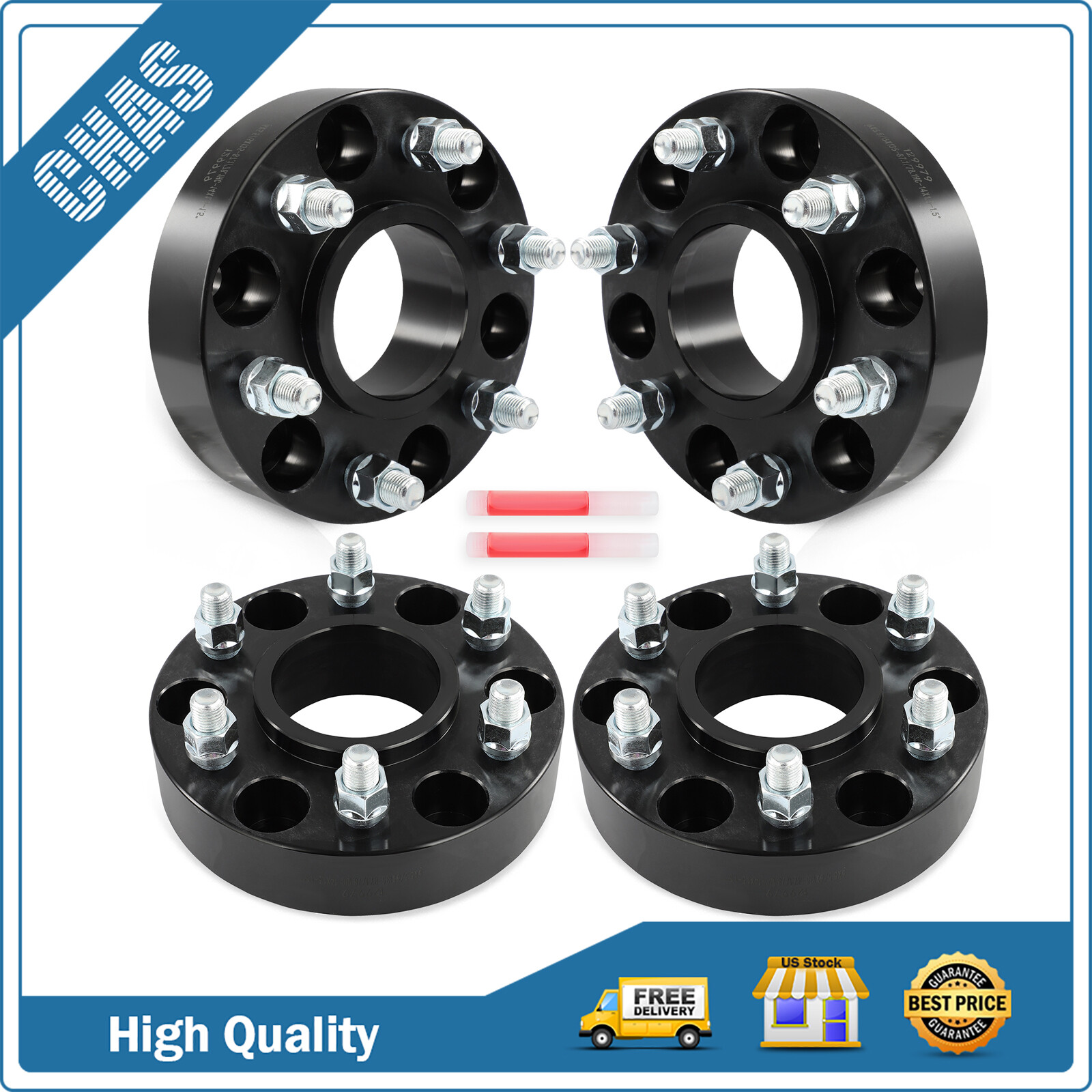 (4) 6x5.5 to 6x135 Wheel Adapters 1.5\
