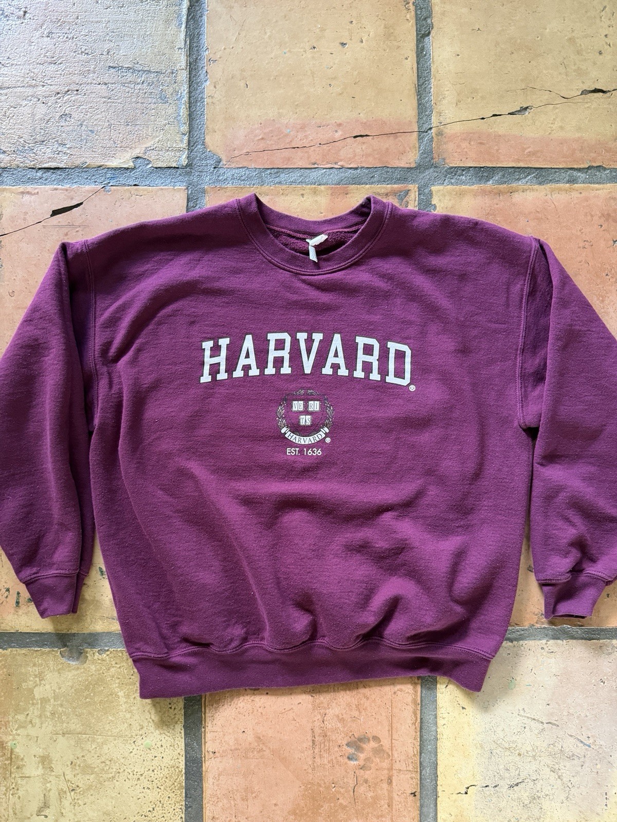 Vintage Harvard University Crewneck Sweatshirt Size Small