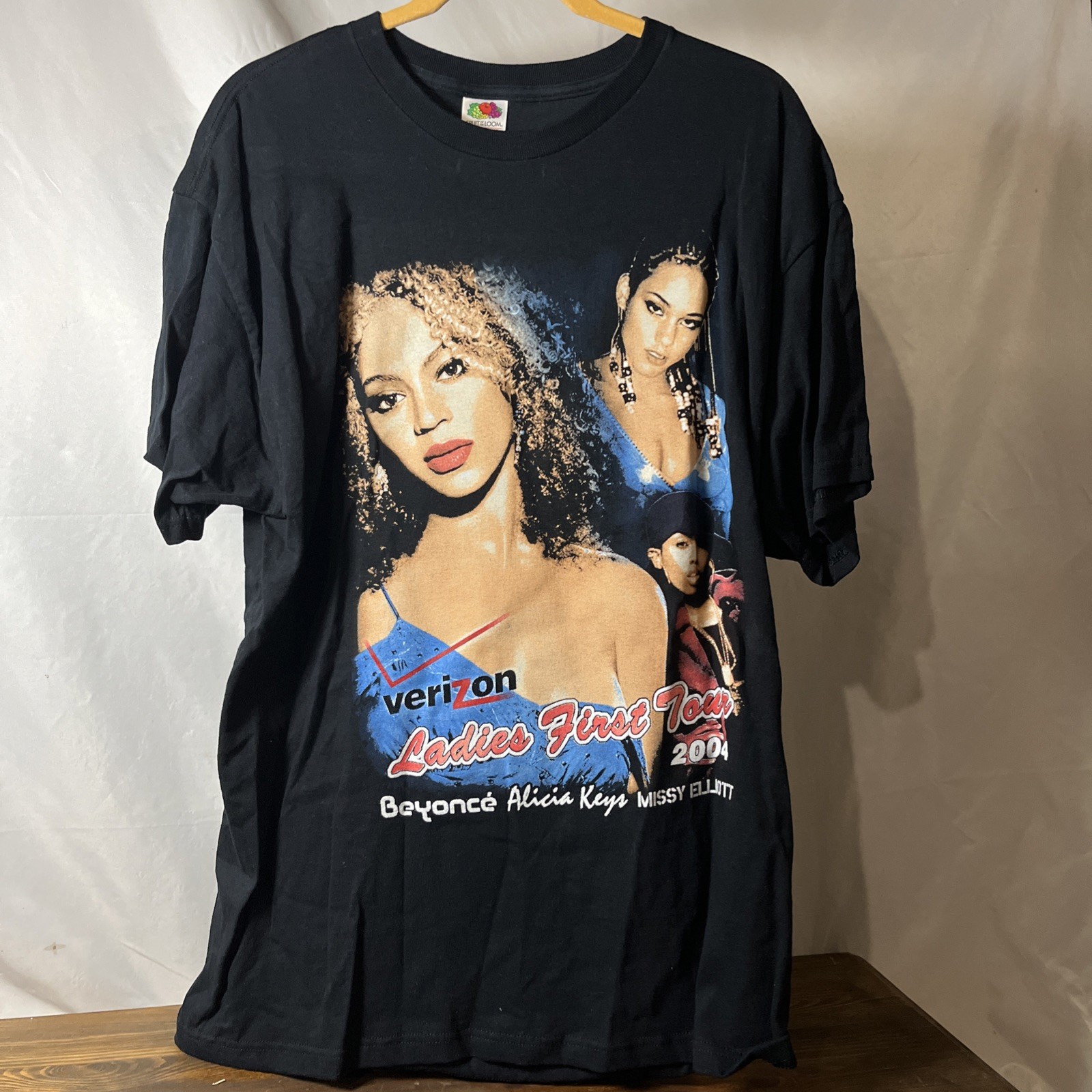 Rare 2004 Verizon Ladies First Tour T shirt Missy Elliot Beyonce Alicia Keys XL Rare 2004 Verizon Ladies First Tour T shirt Missy Elliot Beyonce Alicia Keys XL
