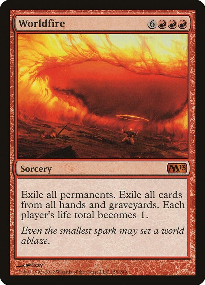 Worldfire #158 (LP) Magic 2013 (M13) (M13) MTG