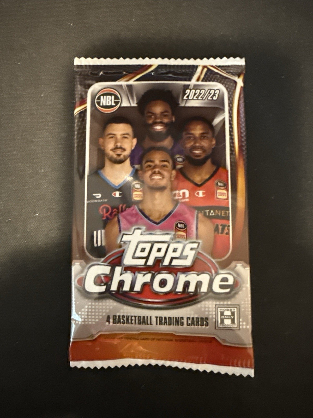 2022-23 Topps Chrome NBL Hobby Pack Factory Sealed 4 Cards